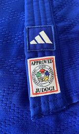 Adidas JU kimono Champion III SVK Slim fit 750g, blu