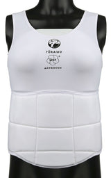 Tokaido protezione corpo PRO Lady WKF, bianco