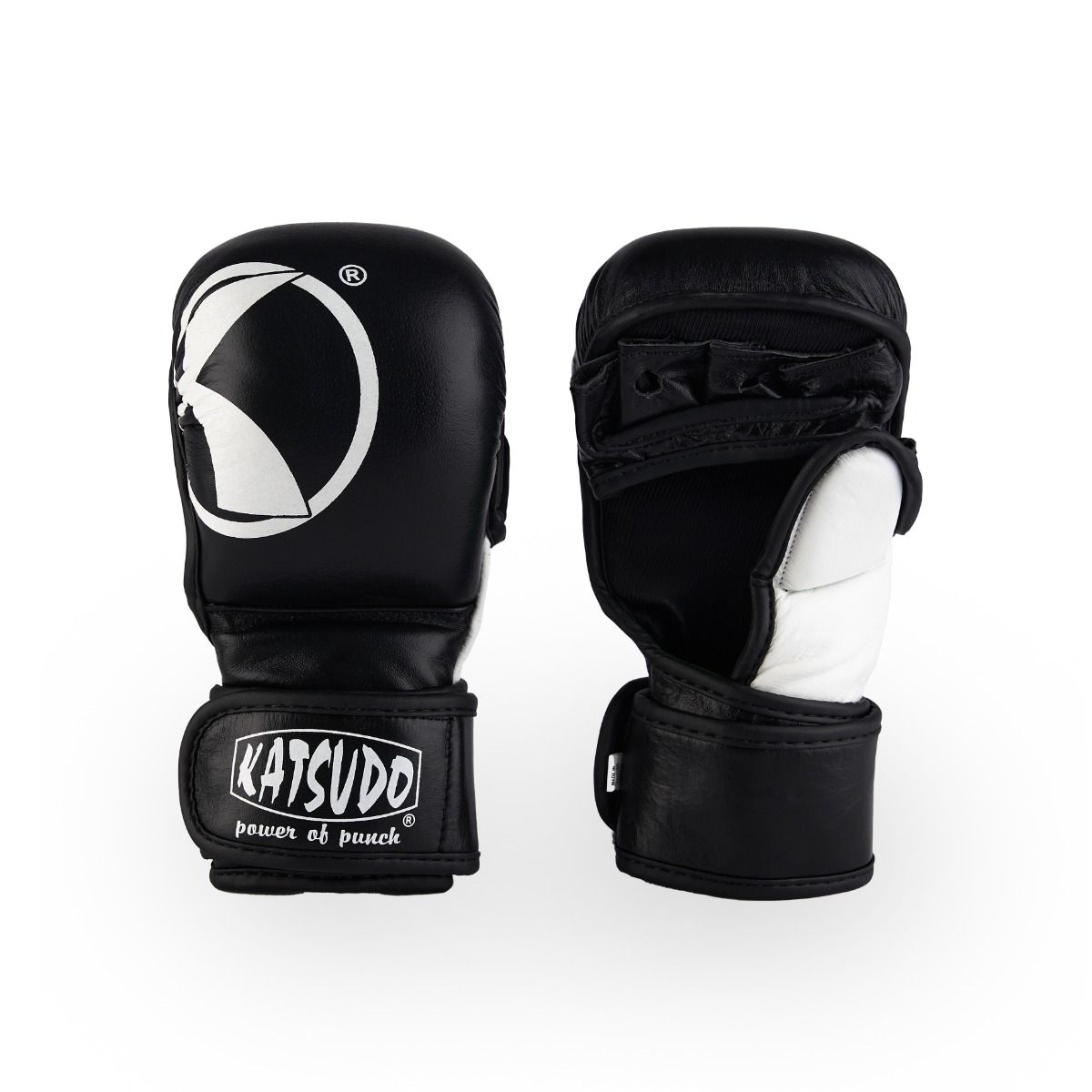 Katsudo mma rukavice Revenge, čierno biele