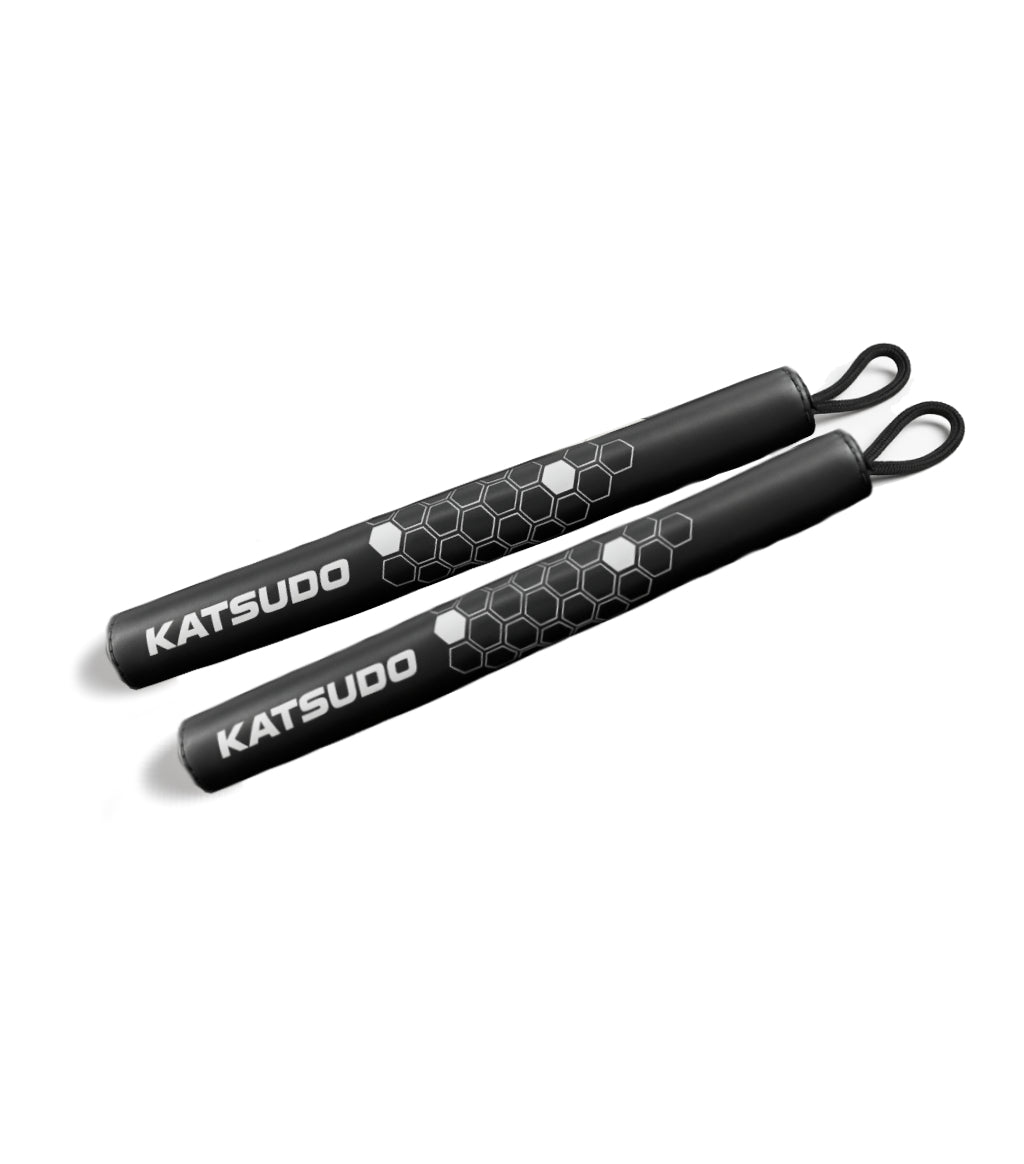 Bastoni da allenamento in schiuma Katsudo Strix, nero-bianco