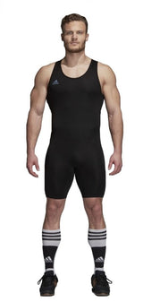 Adidas vzpieračský dres Power Lift, čierny