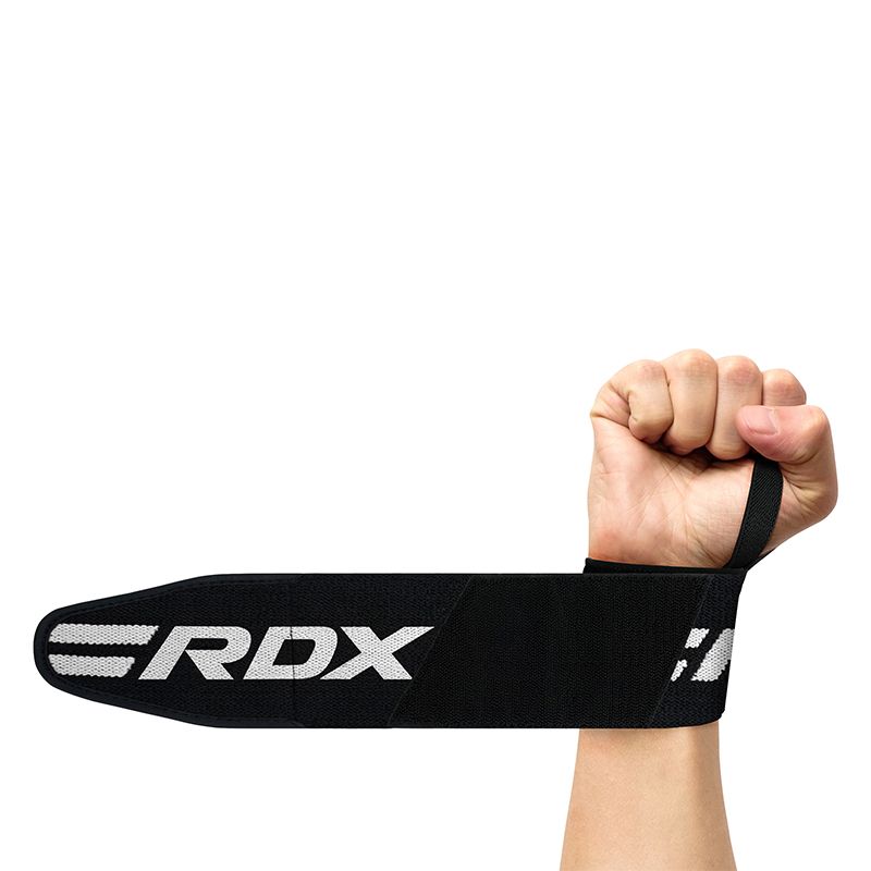 RDX Fasce da polso professionali per palestra, nere