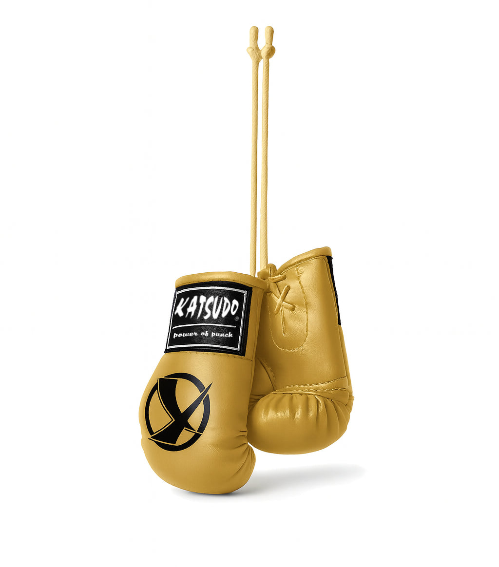 Katsudo miniatura guantoni da boxe Miniglo 2.0, dorata