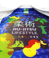 Fight Art BJJ kimono Luta 450g, bianco