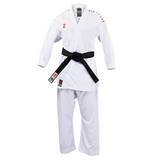 Fight Art KA kimono Sempai WKF 120g, caratteri rossi