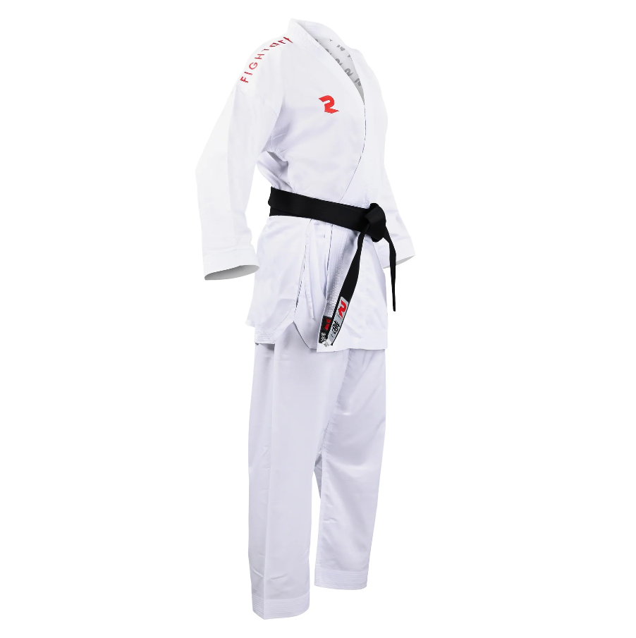 Fight Art KA kimono Sempai WKF 120g, caratteri rossi