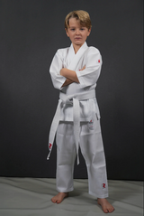 Kimono da arti marziali Fight Art KA con cintura Budo 345g, bianco