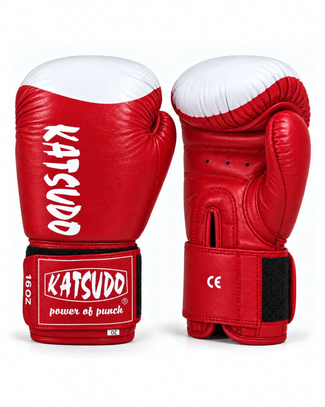 Katsudo boksarske rokavice s tarčo Champ III, rdeče
